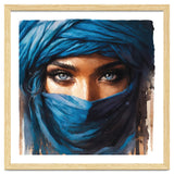 Blue Eyes Tuareg Woman Portrait thumbnail