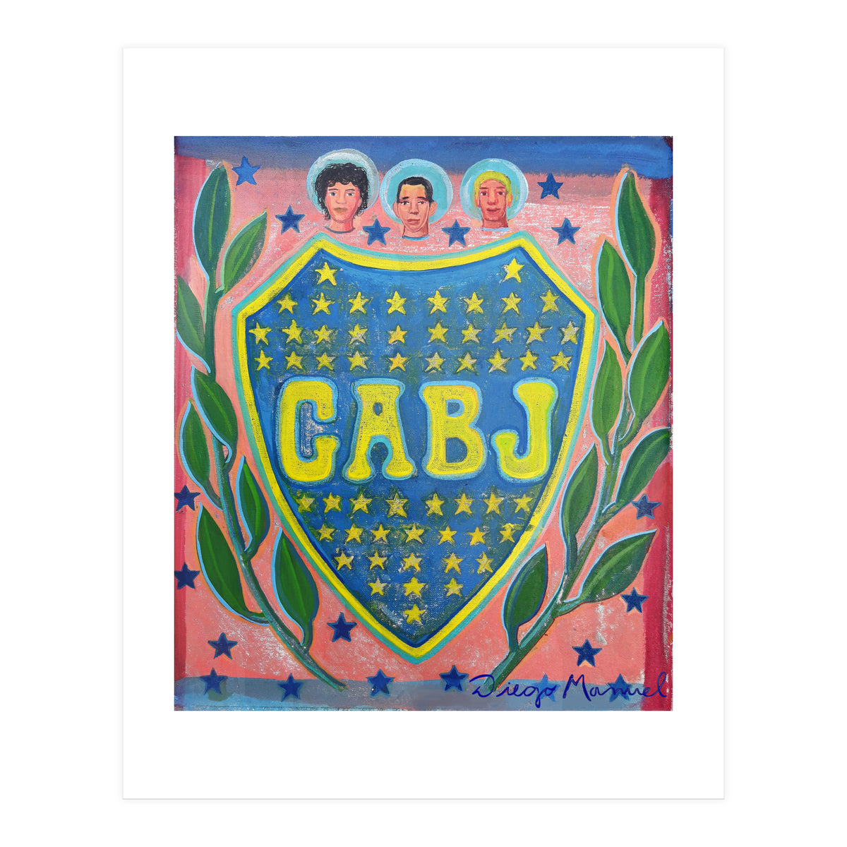Escudo De Boca B (Print Only)
