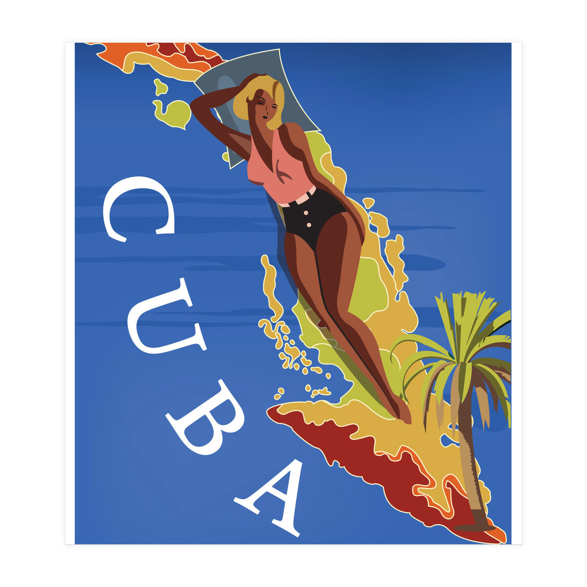 Cuba Sunbath (Print Only)