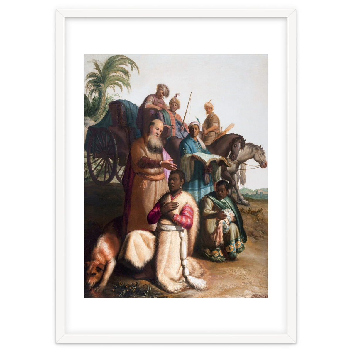 Rembrandt – The Baptism of the Eunuch (1626)