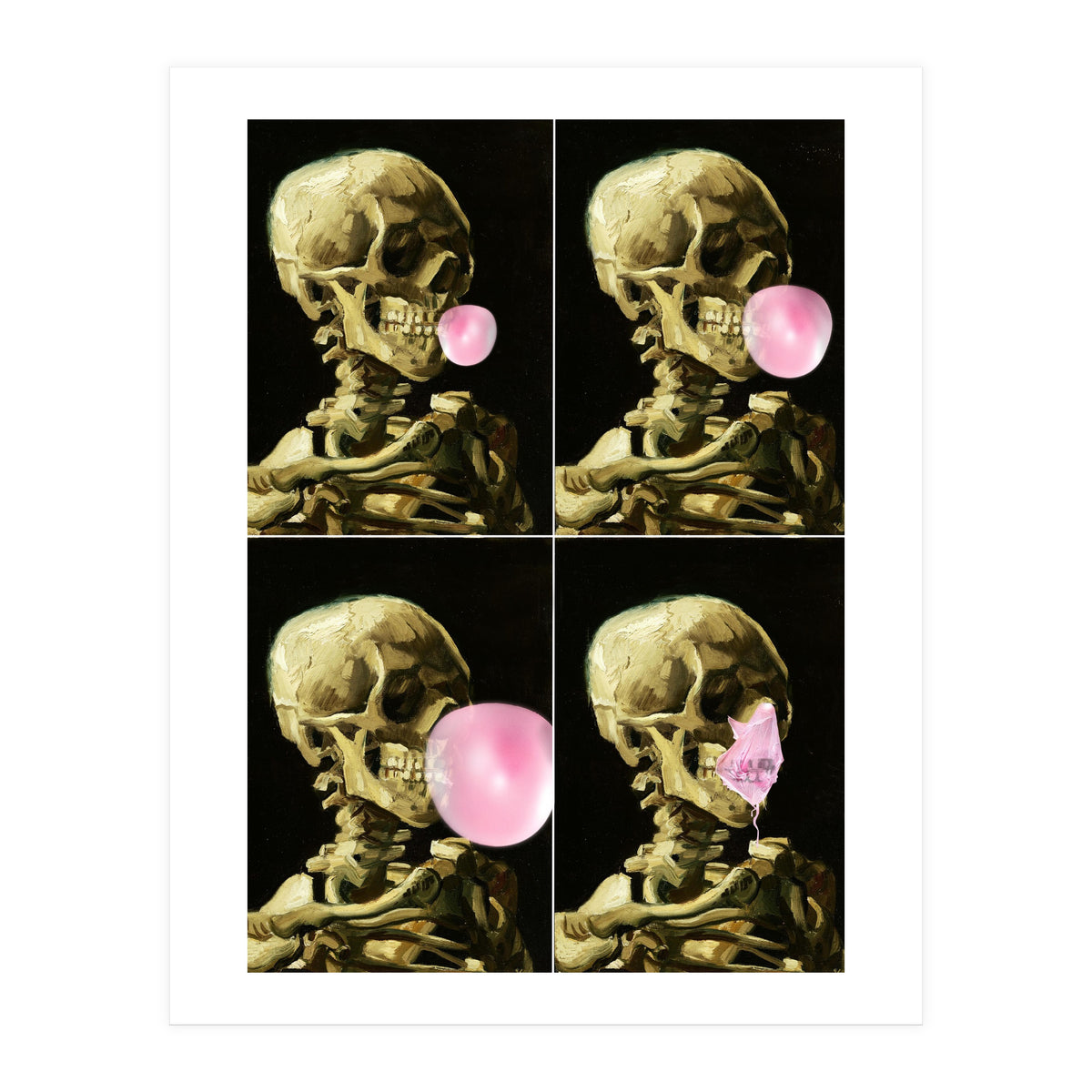 Skull Gum Explosion (Print Only)