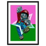 Mario Bross Typo Style Cartoon Pop Art thumbnail