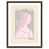 Portrait of Simonetta Vespucci as Nymph – Sandro Botticelli (ascii art) thumbnail