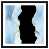 Blue & Gold Glitter Agate Texture 02 thumbnail