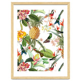 Hummingbirds in tropical Jungle thumbnail