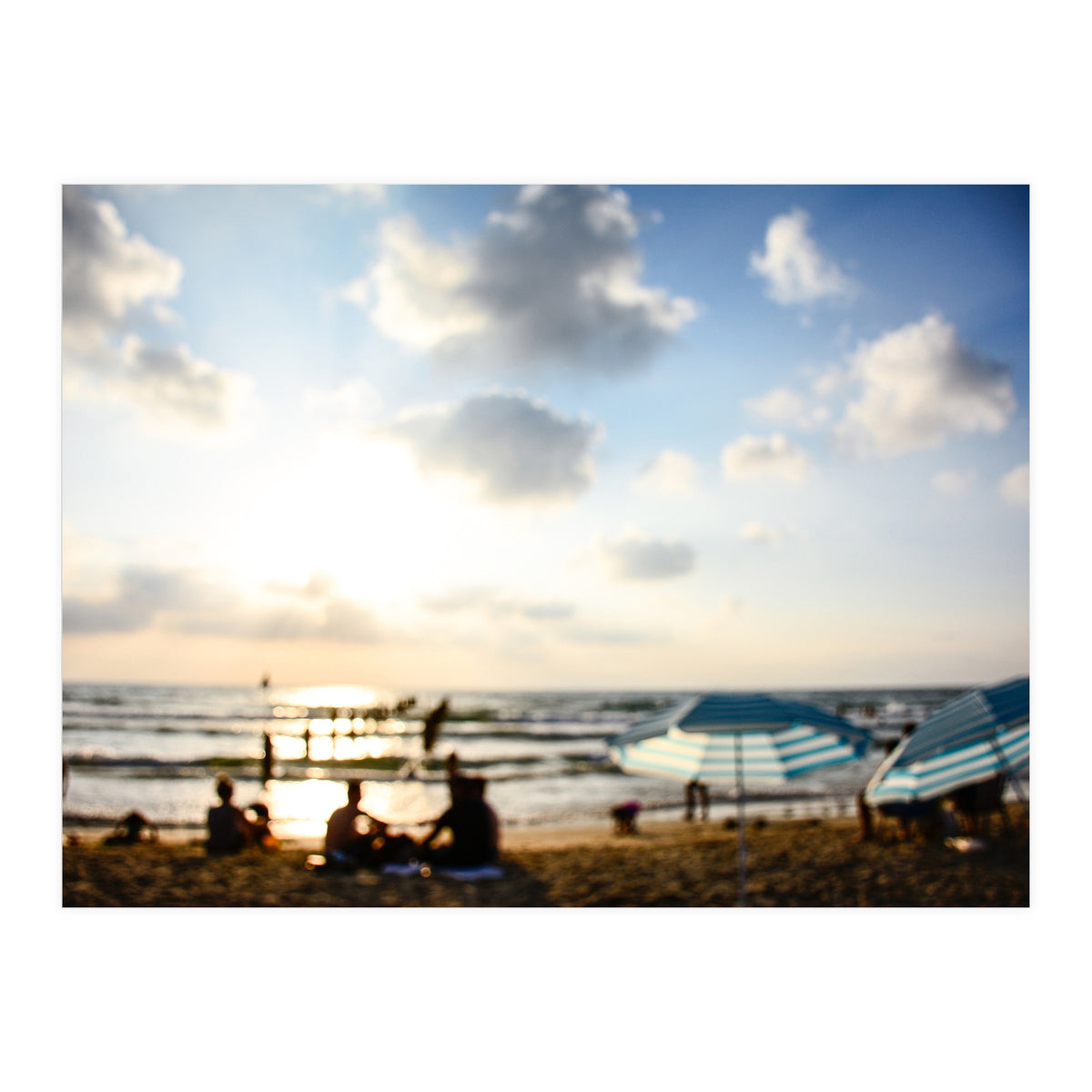 Late afternoon at the beach (Print Only)