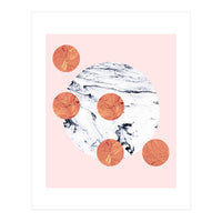 Marble + Pink + Copper (Print Only)