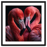 Two Flamingos Together thumbnail