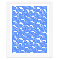 Swimming dolphins