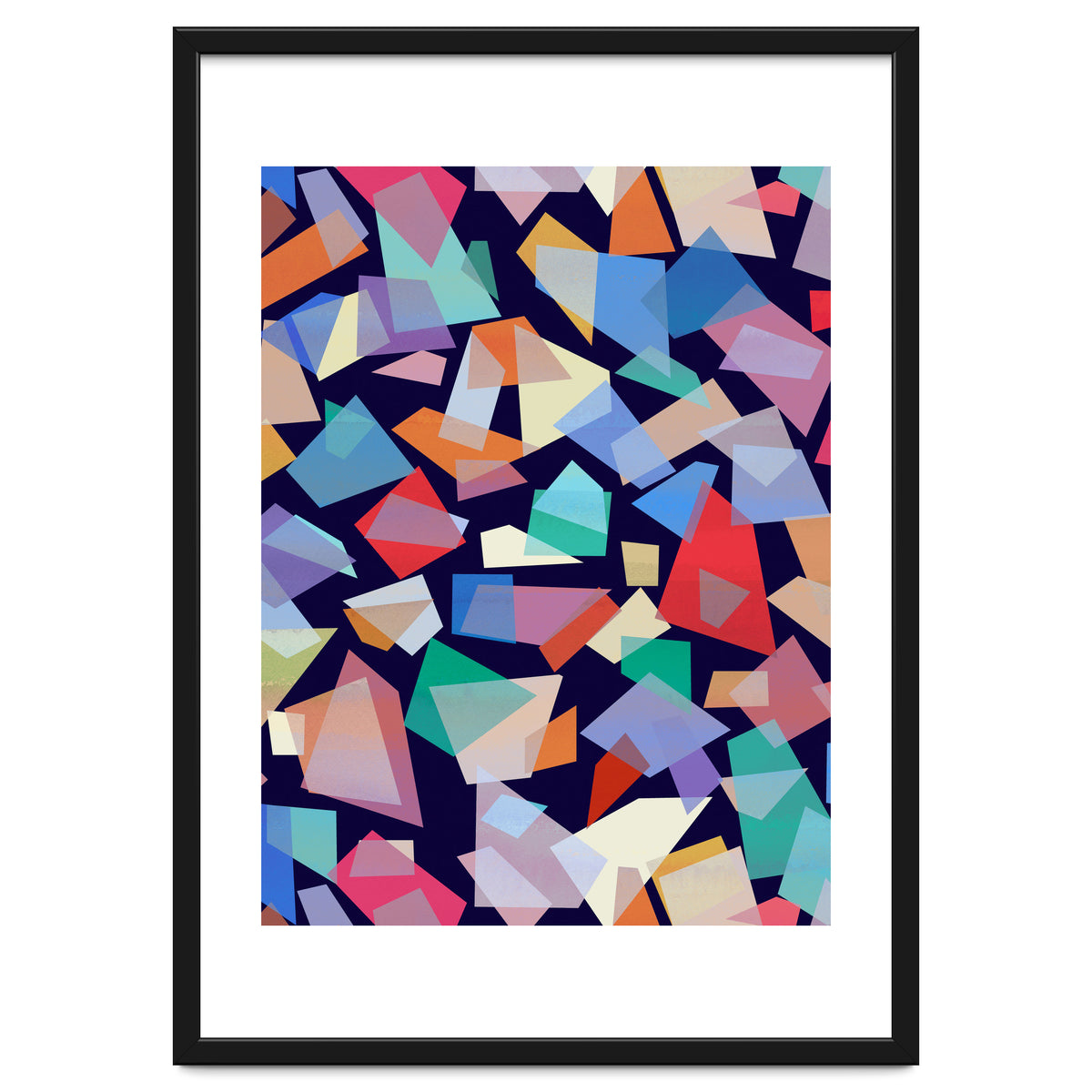 Geometric Squares Collage