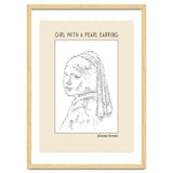 Girl With A Pearl Earring Johannes Vermeer Ascii Art thumbnail