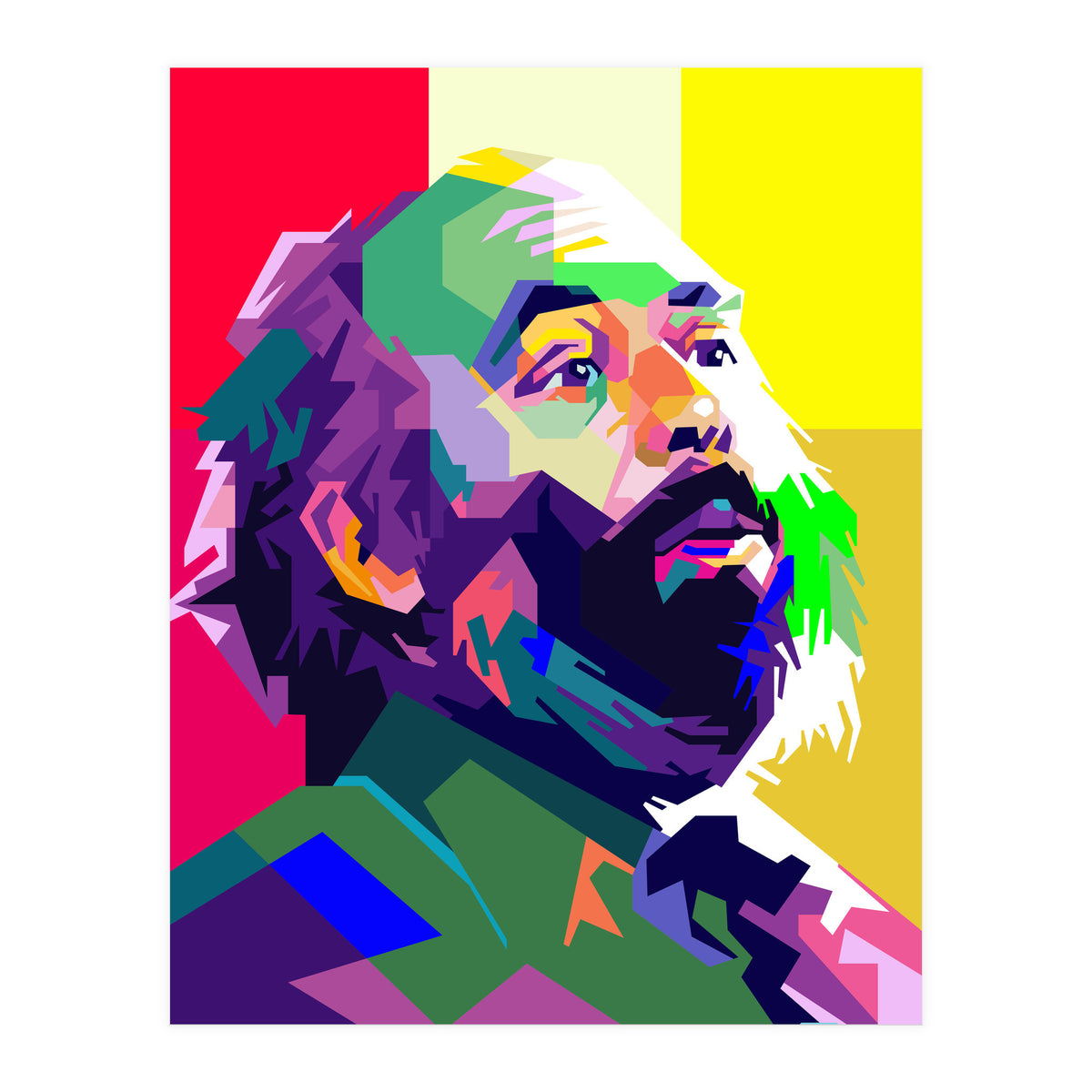 Luciano Pavarotti Opera Musical Pop Art WPAP  (Print Only)
