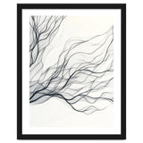 Abstract Black Branching Lines Flowing thumbnail