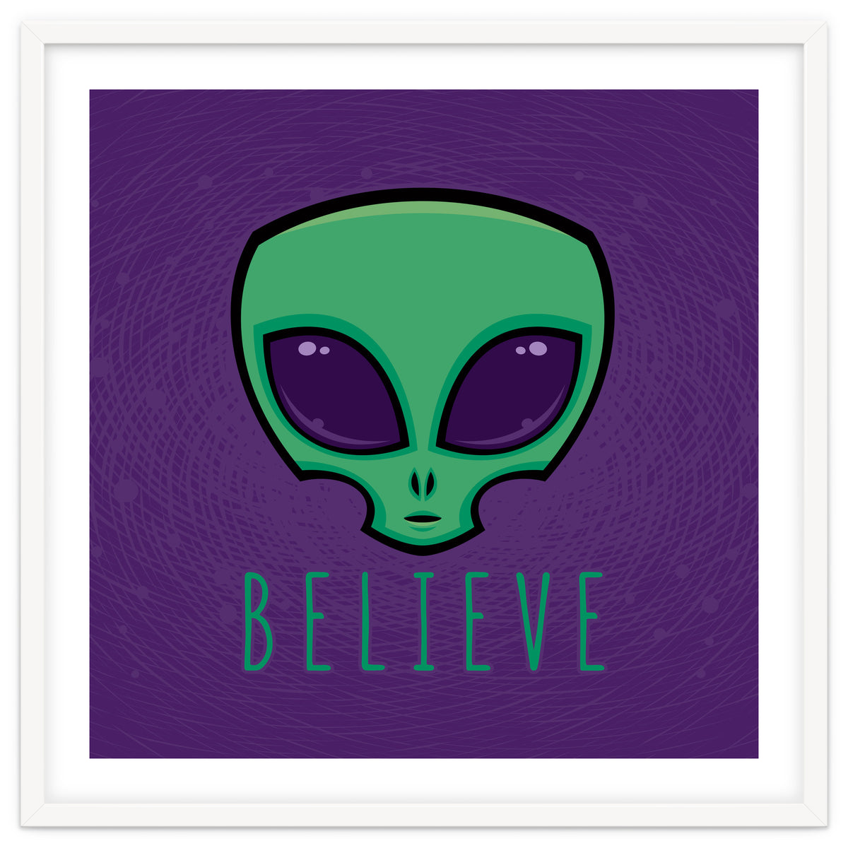 Believe Alien Head