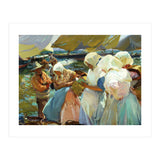 Joaquín Sorolla / 'Women of Valencia at the Beach', 1915, Oil on canvas, 93 x 126 cm. (Print Only) thumbnail