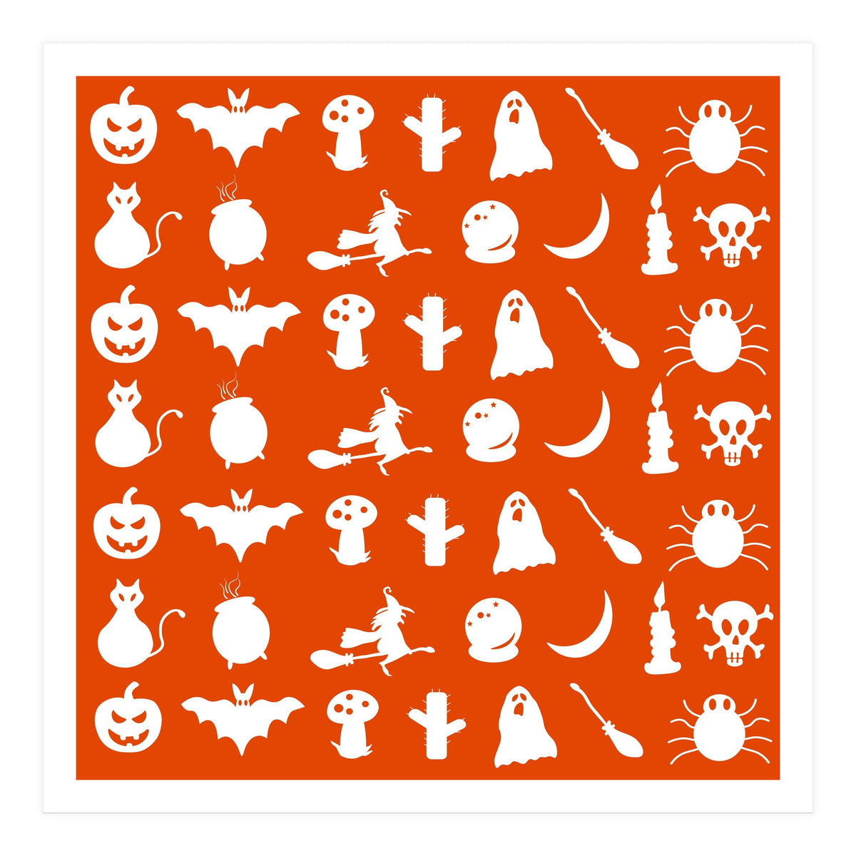 Halloween Icons Pattern (Print Only)