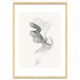 Abstract Black And White Swirling Lines Flowing Form thumbnail