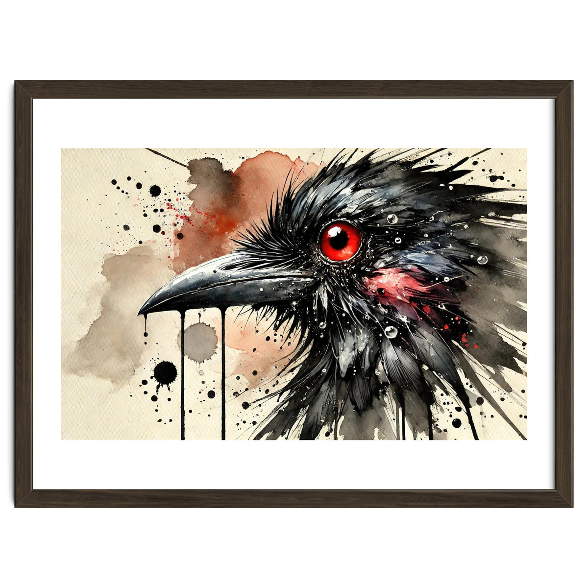 Dramatic Raven Portrait