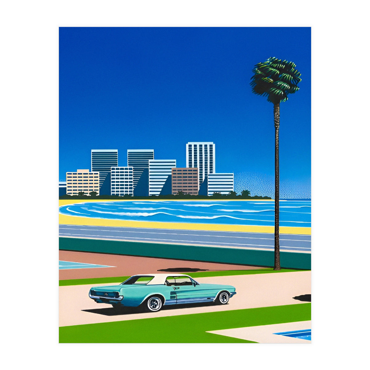 Hiroshi Nagai - Vaporwave, City Pop (Print Only)