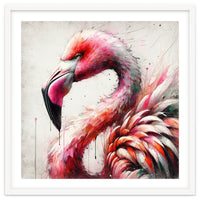 Watercolor Flamingo