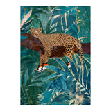 Leopard wearing shoes in the jungle (Print Only) thumbnail