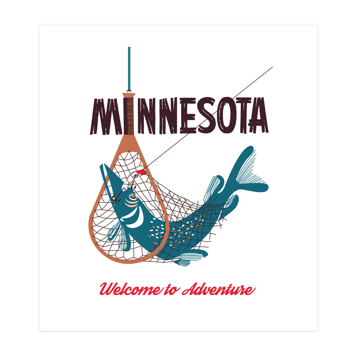 Fishing in Minnesota (Print Only)