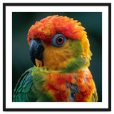 Sun Conure Parrot Close Up Eye thumbnail