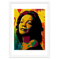 Coretta Scott King Colorful Abstract Art 2