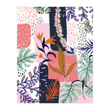 Mood | Abstract Chic Modern Bohemian Painting | Contemporary Eclectic Blush Botanical Nature (Print Only) thumbnail