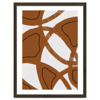 Abstract Brown and Black Lines