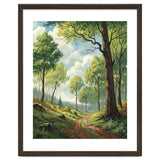 Vibrant Summer Forest Landscape Painting thumbnail