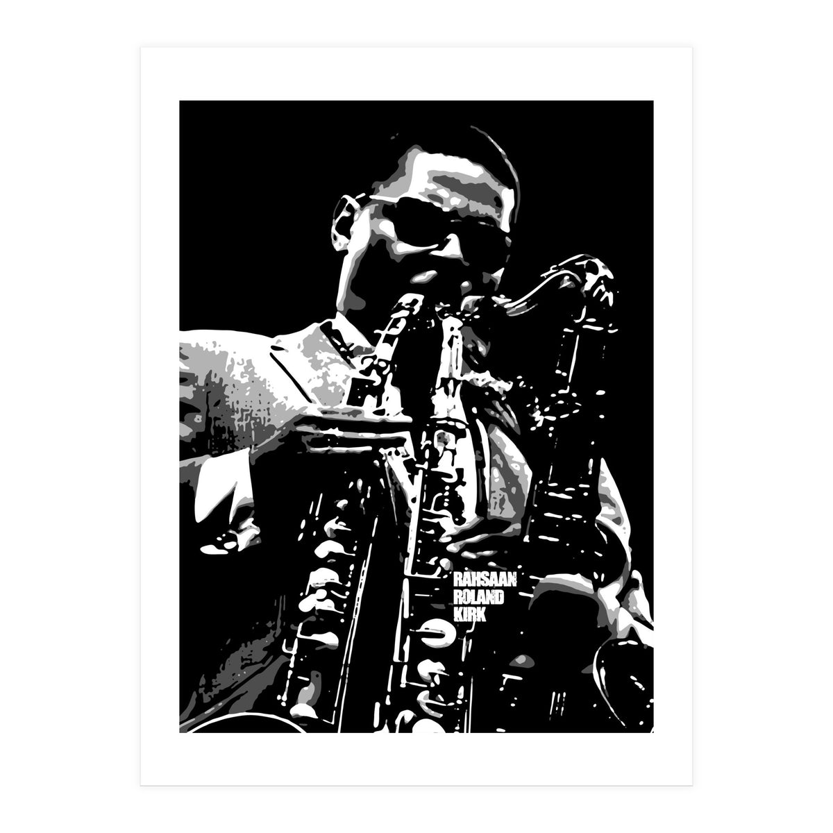 Rahsaan Roland Kirk Jazz Music Legend 3 (Print Only)