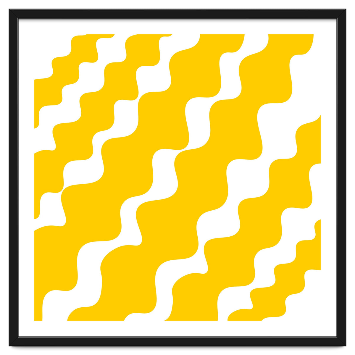 Yellow Wavy Pattern