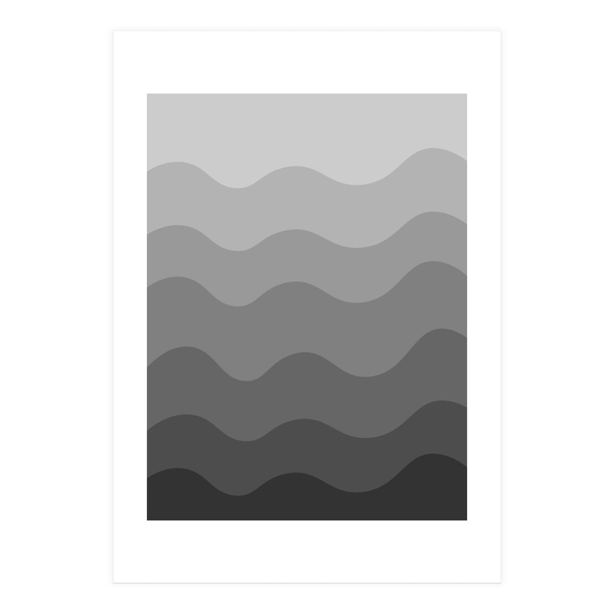 Grey gradient design (Print Only)
