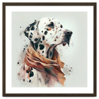 Watercolor Dalmatian Dog
