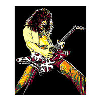 Eddie Van Halen American Hard Rock Music (Print Only)