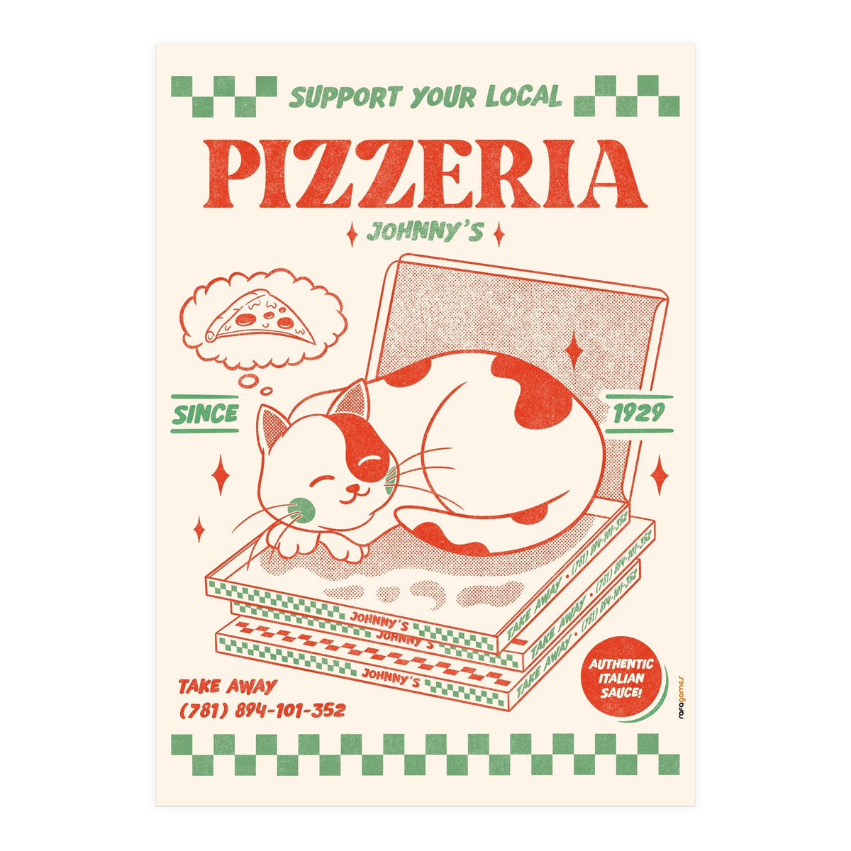 Support Your Local Pizzeria (Print Only)