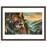 Vintage Bhutan, Mountain Monasteries Poster thumbnail