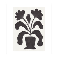 Linocut Flowers #2 (Print Only)