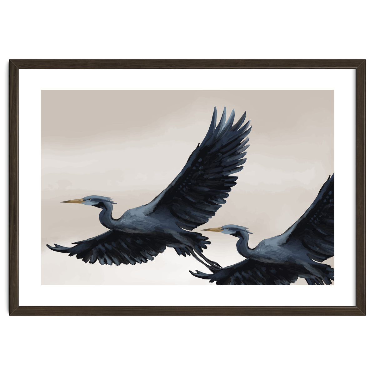 Migrating Herons