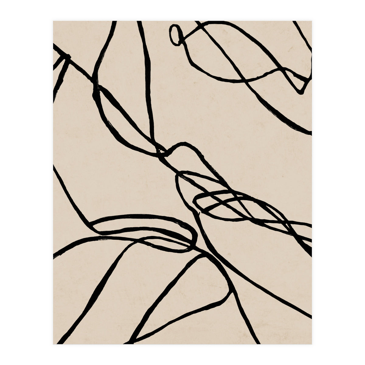 Lines on Bege (Print Only)