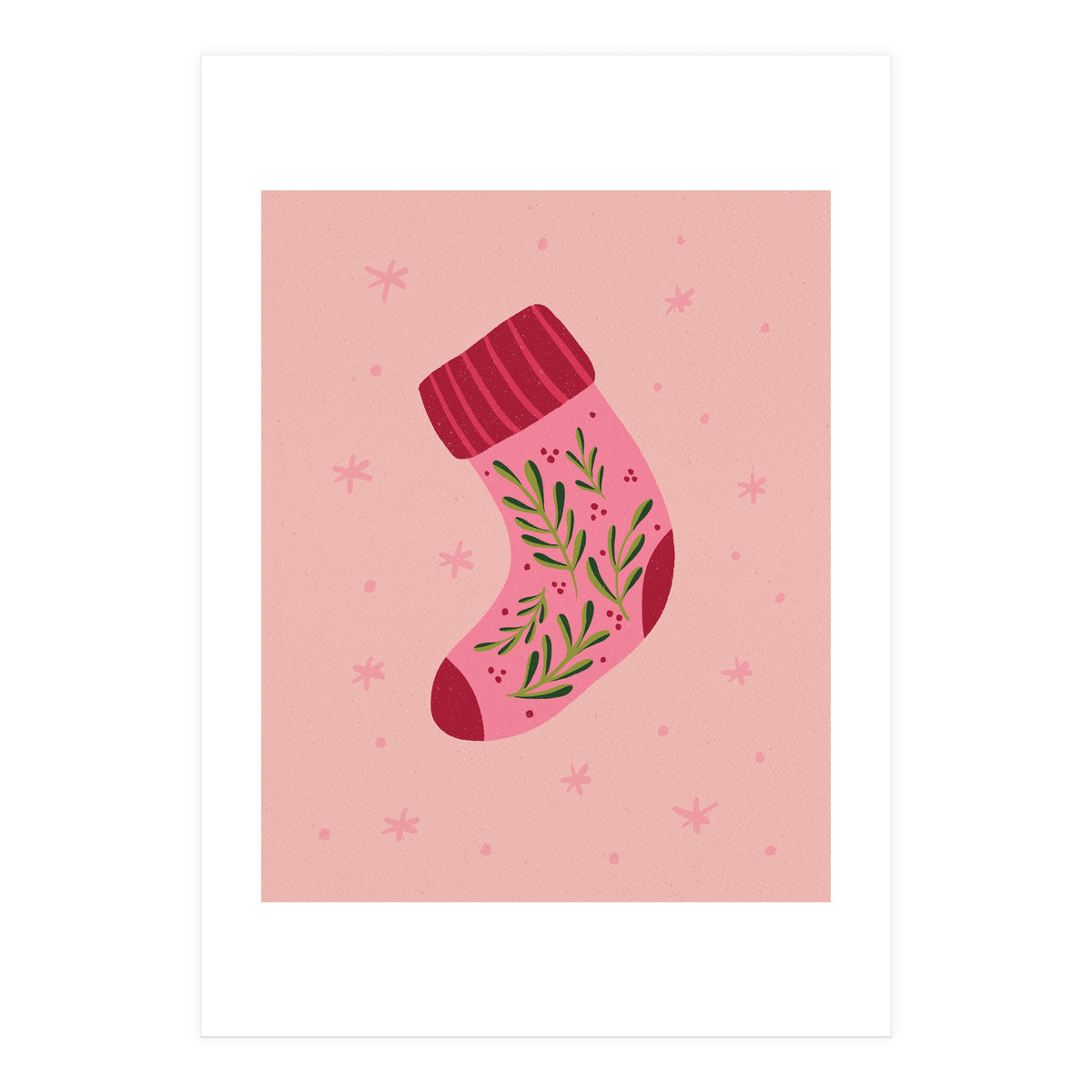 Christmas Sock (Print Only)