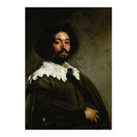 Diego Velázquez / 'Portrait of Juan de Pareja', 1650, Oil on canvas, 81.3 x 69.9 cm. (Print Only)