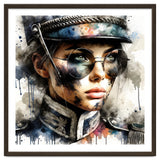 Watercolor Napoleonic Soldier Woman #5 thumbnail