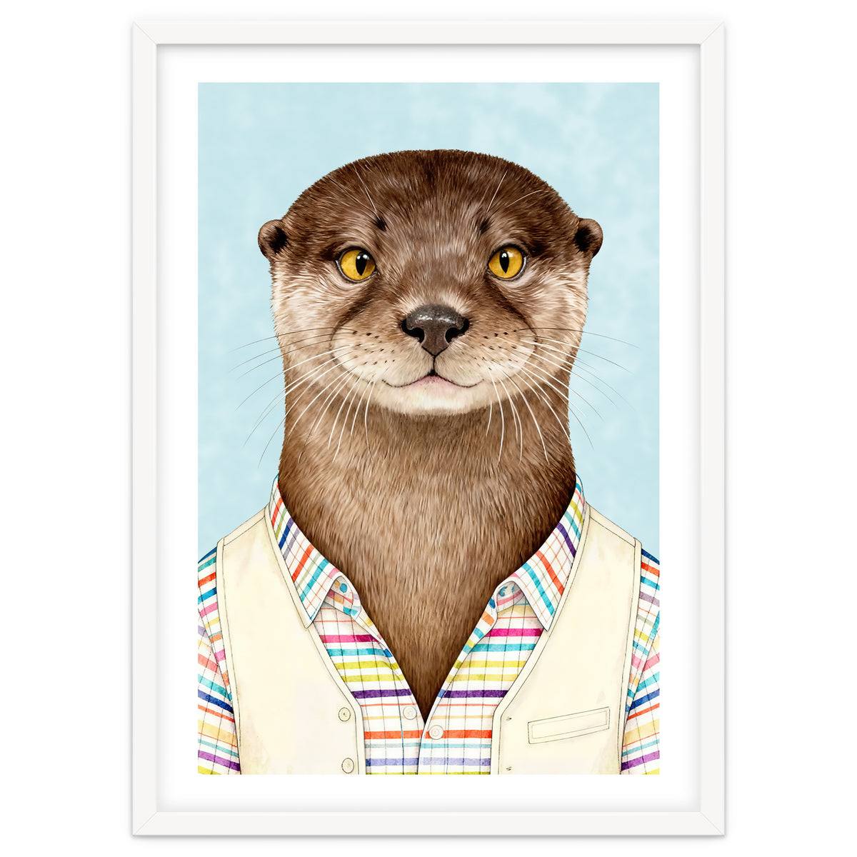 Otter Portrait in Jacket