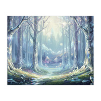 Crystal Forest: Ethereal Fantasy Landscape (Print Only)