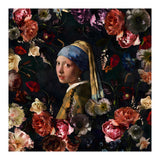 Girl With Pearl Earring And Flowers (Print Only) thumbnail