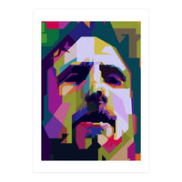 Zack De La Rocha Rock Singer Pop Art WPAP (Print Only)