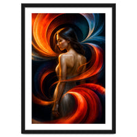 The Beauty of a Woman in an Exotic Pose