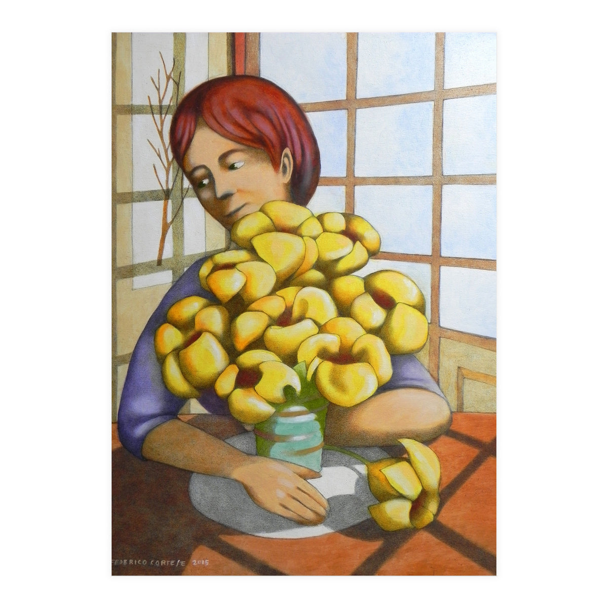 The yellow flowers (Print Only)